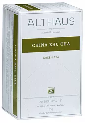 Зеленый чай Althaus China Zhu Cha в пакетиках, 20 шт