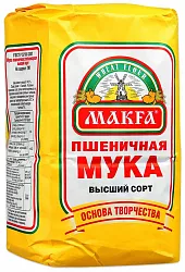 Мука пшеничная в/с Макфа