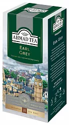 Ahmad Tea Earl Grey черный чай в  пакетиках, 25 шт