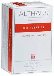 Чайный напиток фруктовый Althaus Wild Berries в пакетиках, 20 шт