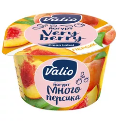 Йогурт Valio 2,6% с персиком